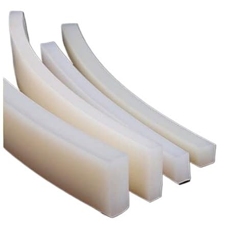 Image of Silicone Foam Seal Strip, White Silicone Sponge Rubber Weather Strip Multiple Sizes High Temperature(5 * 25mm)