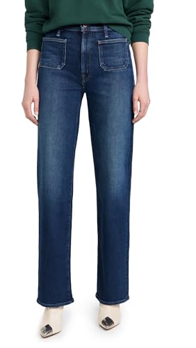 MOTHER Women's Patch Pocket Rambler Zip Sneak Jeans