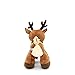 PLUSHIBLE BRIDGING MILES WITH SMILES Plush Reindeer Stuffed Animal - Holiday Deer Characters with Antlers Toy for Girl, Boy, Baby, Toddler - Christmas Decor - Little Plushie Toys - Randall, 8