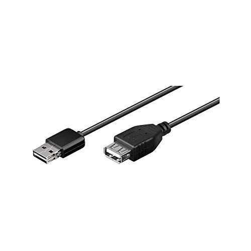 Preisvergleich Produktbild Goobay 69143"EASY" USB-Verlängerungsladekabel, 0,6 m schwarz