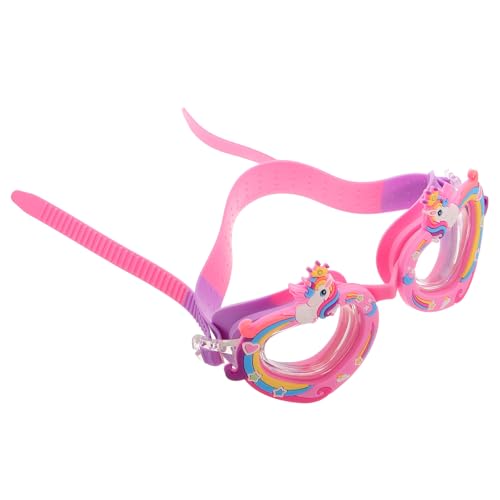 Zerodeko Gafas de Natación Patrón de Dibujos Animados, Silicona Suave, Lentes Antivaho y Protección Uv, Ajuste Cómodo con Correa Ajustable, Ideales para Piscina y Entrenamiento Acuático