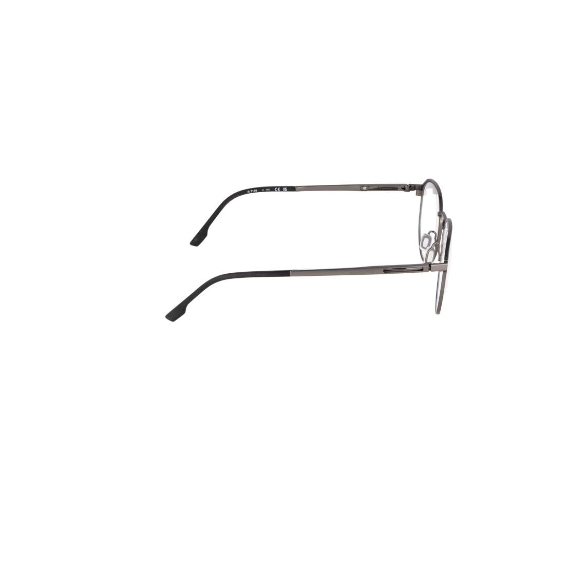Rodenstock Brille mit Sehstärke für Unisex optional mit Sonnenbrillentönung oder Blaulichtfilter, Rund, gefertigt aus Titan (inklusive Brillenetui)