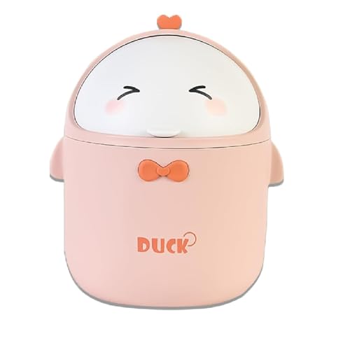 Tisch Mülleimer mit Deckel Mini Mülleimer Netter Cartoon...