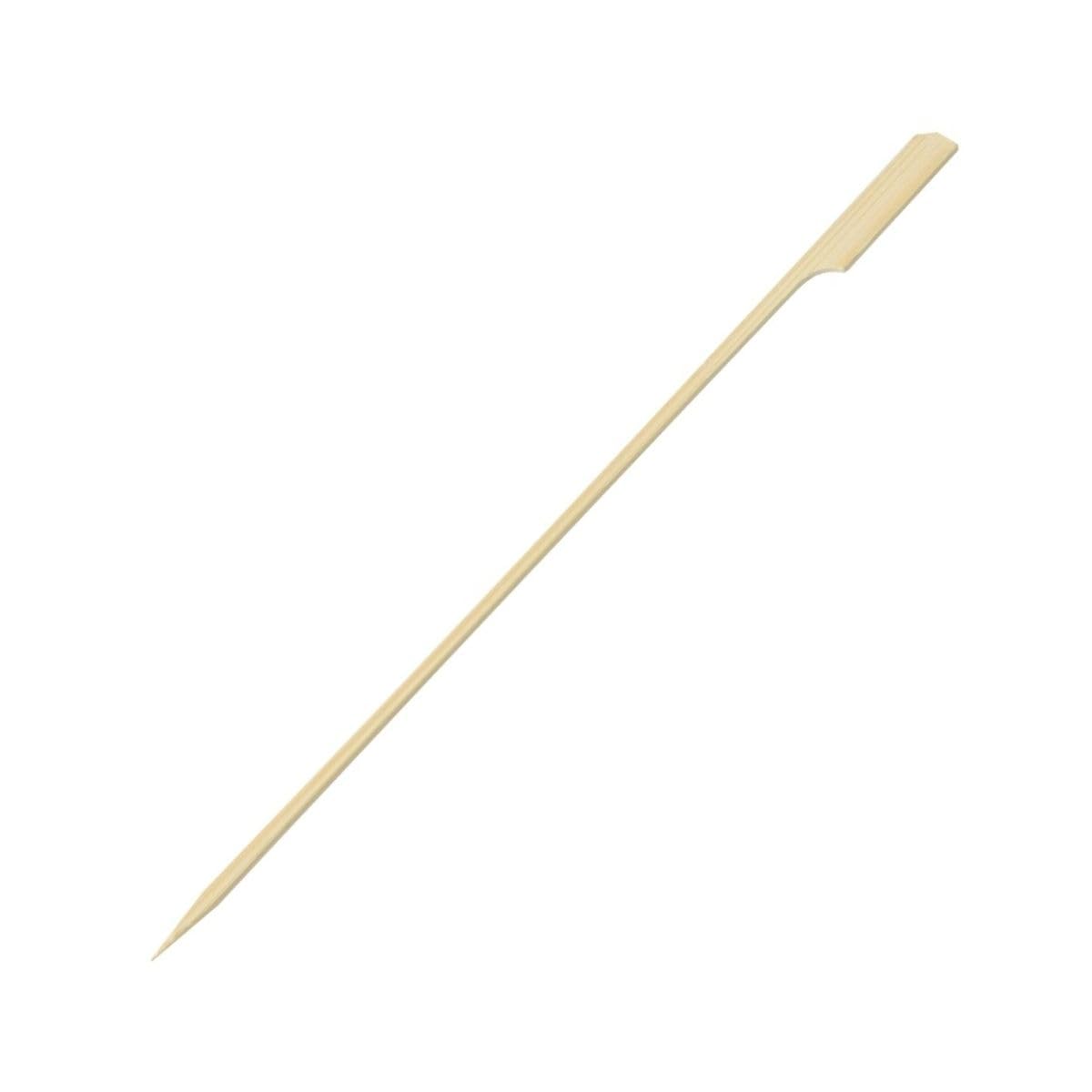 Fackelmann 50866 Lot de 50 Pics à Brochettes en Bois 25 cm, Piques à Brochettes, Pics Apéro, Bâtonnets, Bambou