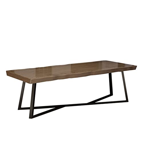 Modern Simple Solid Wood Table, Computer Table/Office Table/Tea Table/Dining Table with Metal Legs, for Home/Office/Restaurant/Coffee Shop (Size : 280x100x75cm) ()