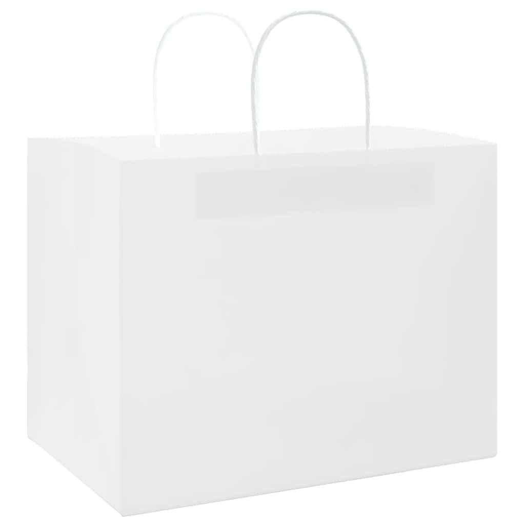 Papiertragetaschen 250 Stk. Weiß 32x22x24 cm