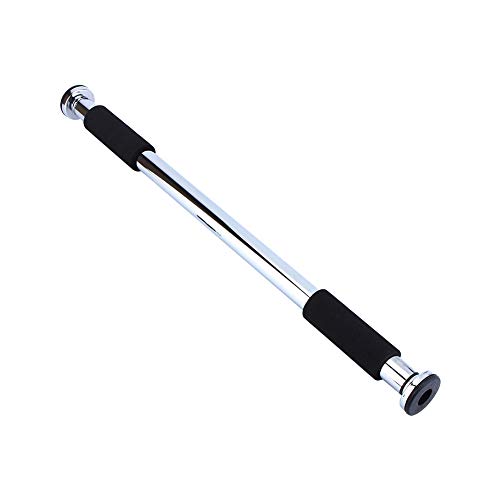 Optrekstang met handkussen, telescopische trainingsstang, geen schroeven nodig, voor deurkozijnen, 62-100 cm verstelbaar - Afbeelding 5