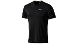 Men's Nike Dry Contour Running Top Black Size Large