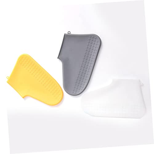 Cubrecalzados impermeables de silicona, antideslizantes, gruesos, para adultos, niños y niñas, protector portátil para calzado al aire libre miniatura 4