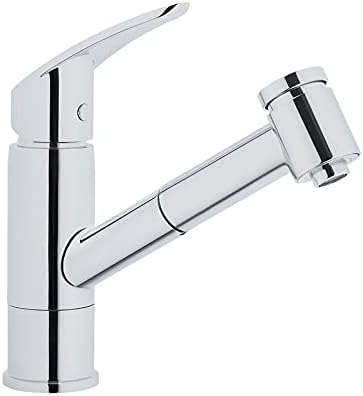 Artema Harmony XL A42147 Pull-Out Eviye Bataryası, 8 Litre/dk Akış Hızı, Uzayabilen El Duşu, Krom