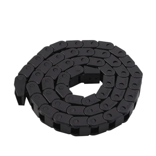 Chaîne porte-câbles R28 de 1000 mm en noir pour le guidage des machines-outils de type routeur