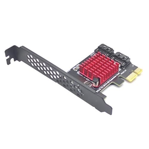 Carte d'extension PCIE vers Sata3.0 adaptateur double port SATA III PCIE 1X à 16X