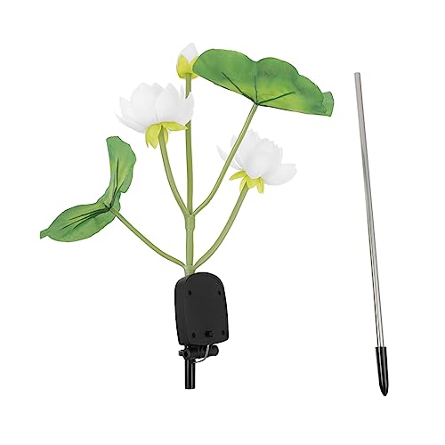 Holibanna 1Pc Solar Energy Garden Light Color Changing Flower Lamp for Outdoor Landscape Durable Plug Design LED Garden Decor for Lawn Patio