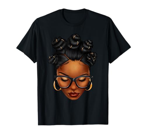 Afro Black Woman African Black History Month Melanin Queen T-Shirt