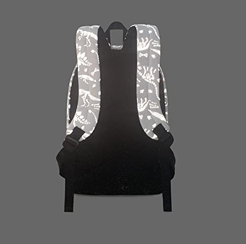 Acmebon Cool Fluorescent School Backpack For Girl And Boy Roomy Reflective Daypack White #TOP3