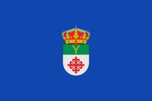 Drapeau Yebra grand format officiel de la commune en Castille-La Manche