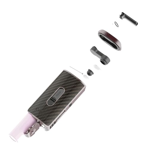 XVAPE ACE Premium 3-in-1 Vaporiser Presented by Captivate, For Dry Herb, Wax, Concentrate, Removable Battery, Slide To Empty, Bubbler Available Seperately (No Nicotine) (Black) - Image 3