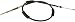Dorman C660027 Parking Brake Cable