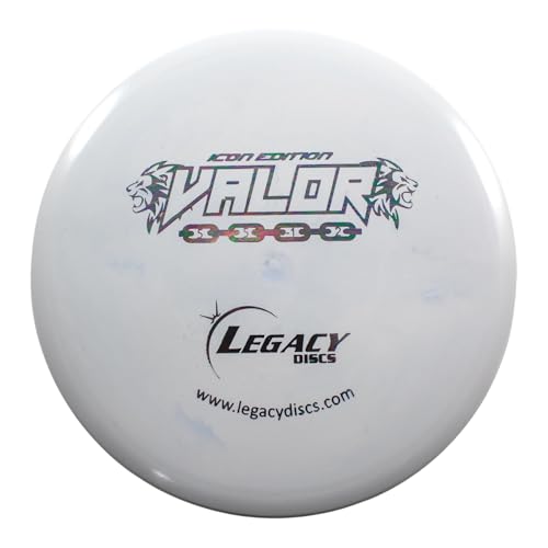 Valor by Legacy Discs | Premium Icon Plastic | Stable Disc Golf Midrange (Colors Vary)