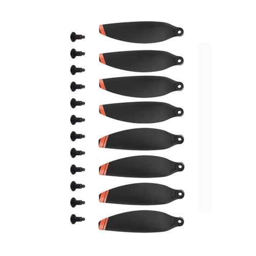 Hélices pliantes 4726F pour drone, pack de 8 pales noires et orange