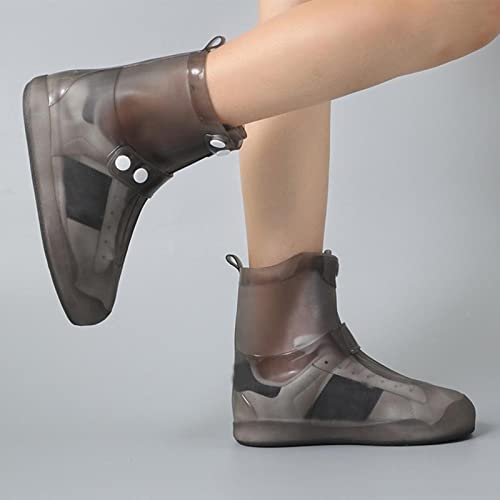 Couvre-chaussure imperméable et antidérapante pour la pluie en silicone - 3