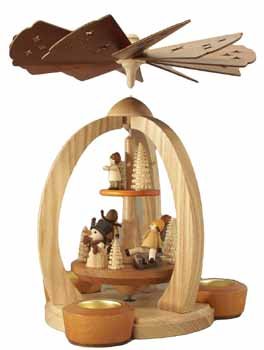 Rudolphs Schatzkiste Piramide Da Tavolo In Legno Di Natale