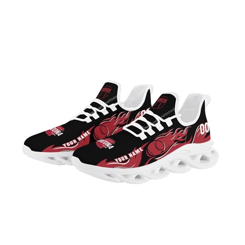 Custom Baseball Flex Control Sneakers Personalized Fan Men's Breathable Name Number Gift Workout Athletic Gym Slip-on Shoes2