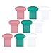 Zerodeko 18pcs Toilet Cover Lifter Toilet Handle for Use Public Restrooms Lightweight Seat Lifters Wine and Transparent Colors