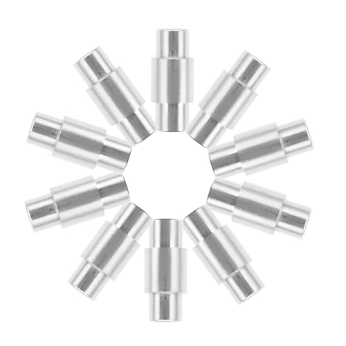 LIOOBO 10pcs Roller Bearing Kit Skateboard Bearings Inline Skate Axle Spacer Aluminum Speed Spacer Replacement