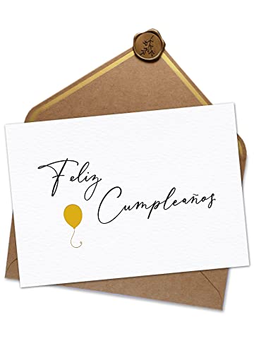 Joli Coon Tarjeta cumpleaños - Feliz cumpleaños - Tarjeta felicitacion cumpleaños con sobre y un sello de cera Cover