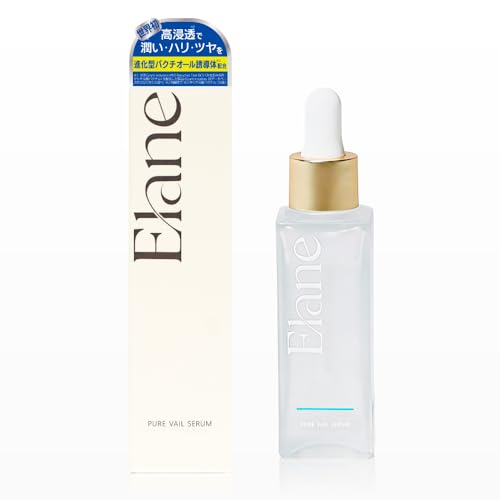 Elane �G���� EL �s���A�x�[���Z���� PURE VAIL SERUM 30mL ���E���o�N�`�[���U���̔z�� �o�N�`�I�[�� ���`�m�[�� �G�C�W���O�P�A �ێ� ���R���f�B�V���j���O ���@�\���e�t