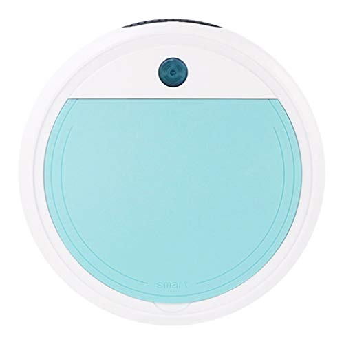 Image of ojiva Robot Vacuum Cleaner 4-in-1 Sweeping Mopping Cleaning and Disinfection for Marble, Tile and Timber Floors, Blue, 26x26x6 cm