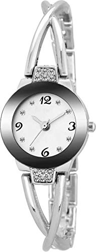 Ociel - Latest Bracelet Stainless Steel Silver High Class Beautiful Wrist Bangle for Women & Ladies Analog Watch for Women (B07R4G8CGQ) Amazon Price History, Amazon Price Tracker