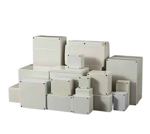 Boîte de jonction électrique étanche IP65 en plastique gris ABS pour projet extérieur 192x188x70mm