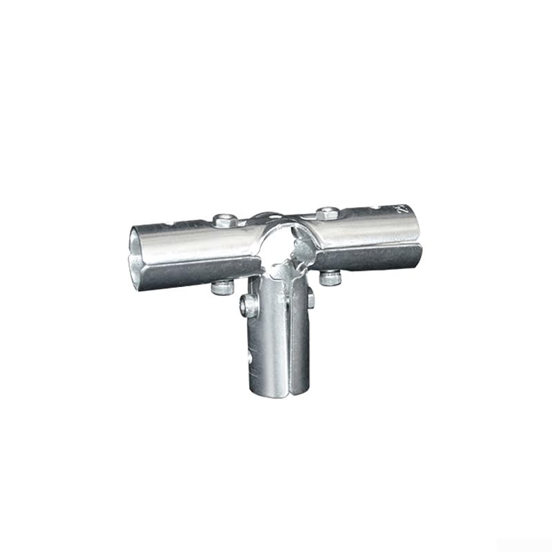 Tubo galvanizado en T, 25 mm, marco de acero, tubo galvanizado, conector en