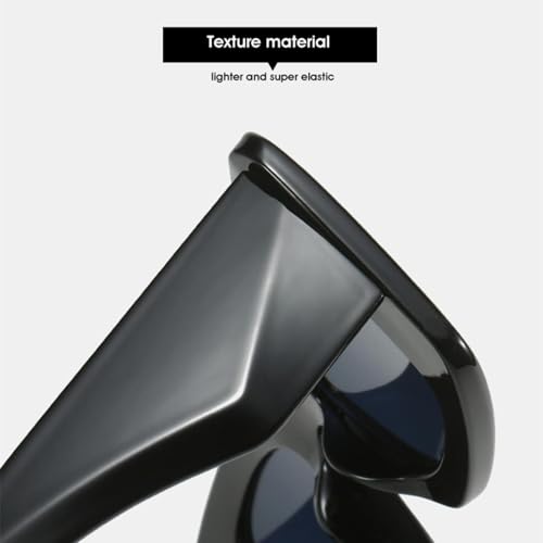 Lunettes de soleil UV400 rétro et unisexes aux tons acidulés - 4