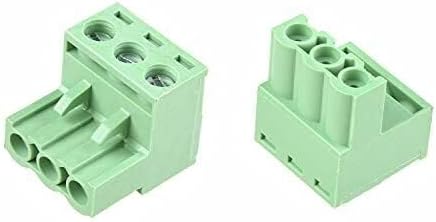 CAQL 5Pcs 3-Pin Pluggable Quick Connector - Terminal Block - Phoenix Power Plug for SOUNDSTREAM Equalizer Line Driver MPQ-5XO BX-10 BX-12 INT-2BX, BOS