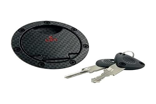 Tapón de combustible STR8 con acabado de carbono premium para Yamaha Aerox