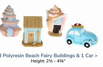 Miniature Garden Figurines - Fairy Garden Kit - Miniature Garden Buildings, Structures, Figures, & Accessories Beachy Garden Gnomes #TOP6