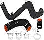 Mishimoto MMICP-RS-16HWBK Intercooler Pipe Kit Compatible With Ford Focus RS 2016-2018 Wrinkle Black