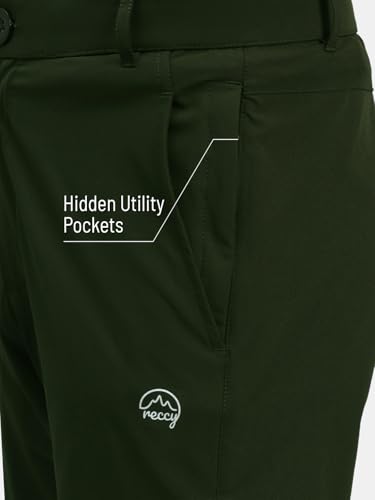 Image of Reccy Men's Trekking Hiking Camping Regular Fit Nomadic Lite Pants - Ultralight, Water Resistant, Highly Breathable