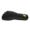 Vibram Women's FiveFingers KSO EVO | Barefoot Cross-Training Shoe with XS Trek Grip, Black, 37 EU / 7-7.5 US