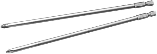 EA0128 #2 Phillips Bits 2 PK. - Duraspin Screw Fastening System | Heat Treated Steel | Precision Machined | Power Screwdriver Accessory | OEM Replacement | DS300 Series Compatible