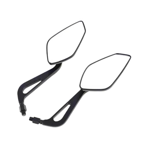 Espejo retrovisor lateral negro para rutas urbanas y viajes en moto