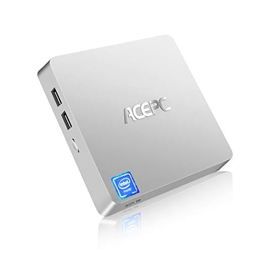 Mini PC,T11 Windows 10 Pro(64-bit) Intel x5-Z8350 Fanless Mini Computer with HDMI/VGA Port,4K HD,4GB/64GB eMMC,2.4/5G WiFi,Gigabit Ethernet,Support 2.5-Inch SATA SSD/HDD,Auto Power On