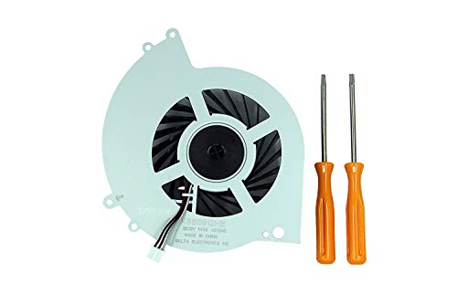 Replacement Internal Cooling Fan KSB0912HE for Sony Playstation 4 PS4 CUH-12XX Series CUH-1200 CUH-1200AB01 CUH-1200AB02 1215A 1215B + Disassembling Tool