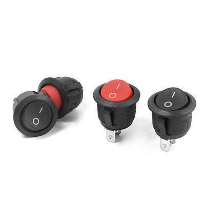 Commutateur SPST résou les pannes de bouton de machine avec cet interrupteur bascule 2 broches