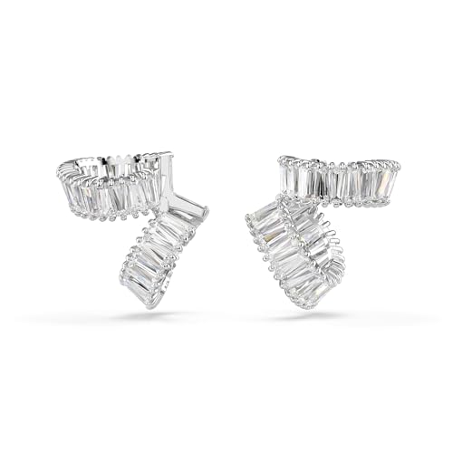 Ariana Grande Crystal Ear Cuff Earring Pair in Rhodium Finish - Part of the Ariana Grande x Swarovski Capsule Collection4