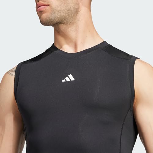 T-shirt sans manches compression adidas Techfit noir taille 3XL - 2