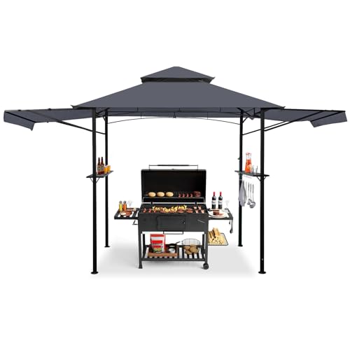 14 x 5 Grill Gazebo, Outdoor BBQ Grill Patio Canopy
